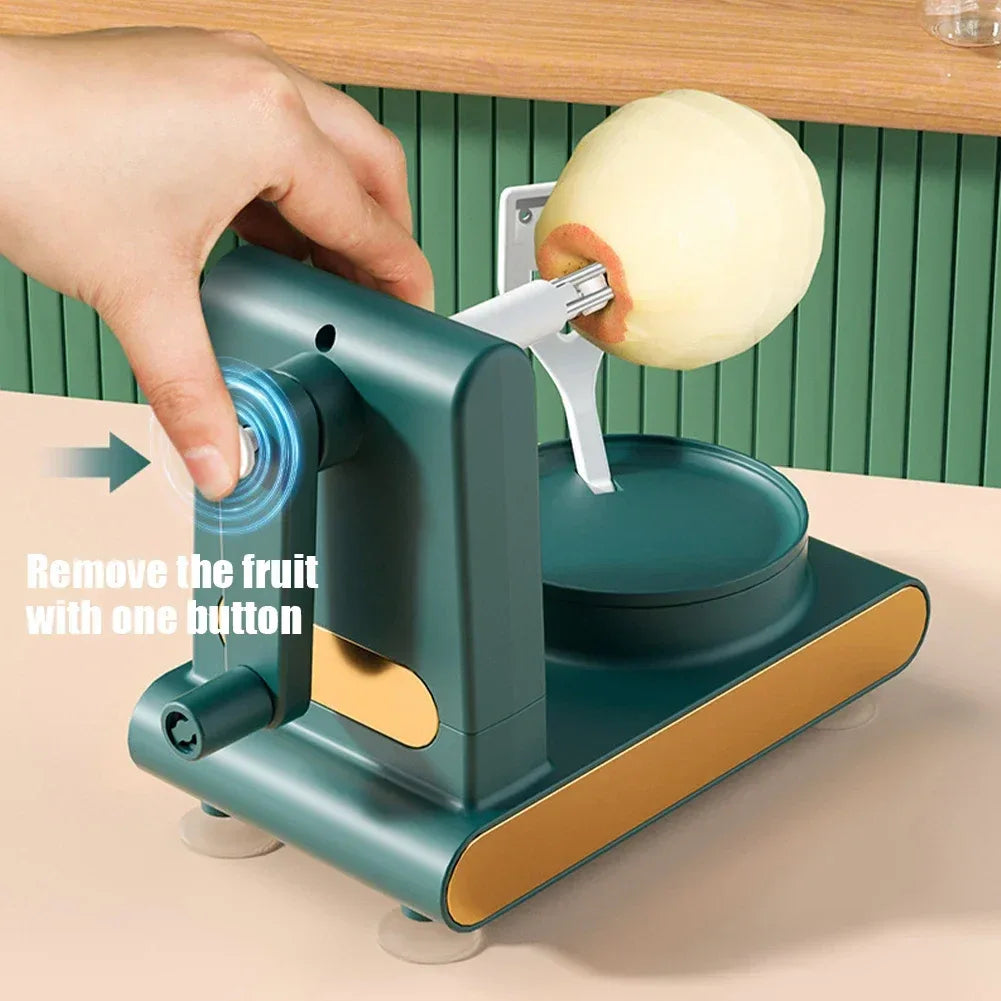 Hand-Crank Apple Peeler & Slicer Set – Stainless Steel Fruit Cutter