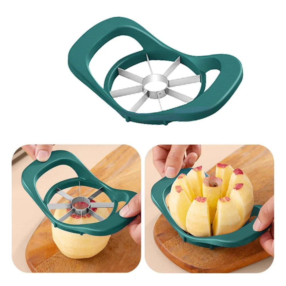 Hand-Crank Apple Peeler & Slicer Set – Stainless Steel Fruit Cutter