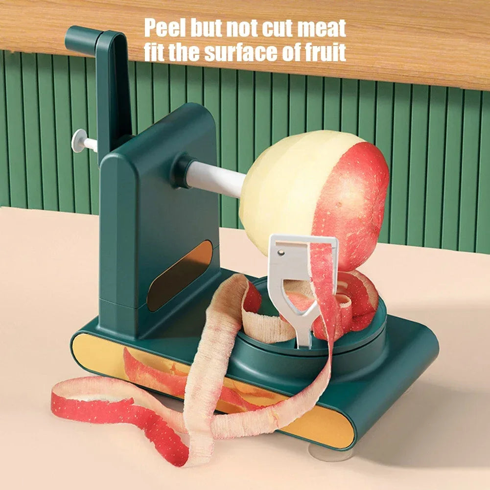 Hand-Crank Apple Peeler & Slicer Set – Stainless Steel Fruit Cutter