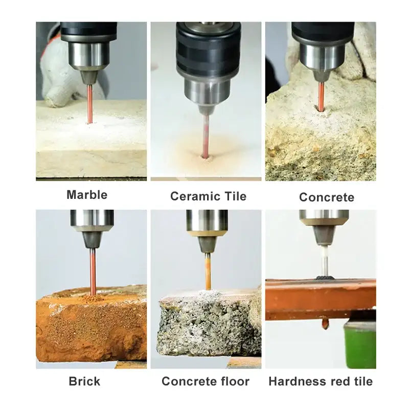 Heavy-Duty Drill Bit Set – For Metal, Tile, Concrete, Glass & Wood