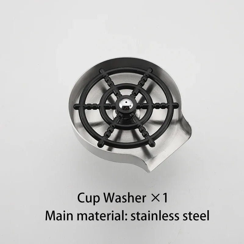 High-Pressure Glass Rinser – Automatic Kitchen Sink Cup & Bottle Washer