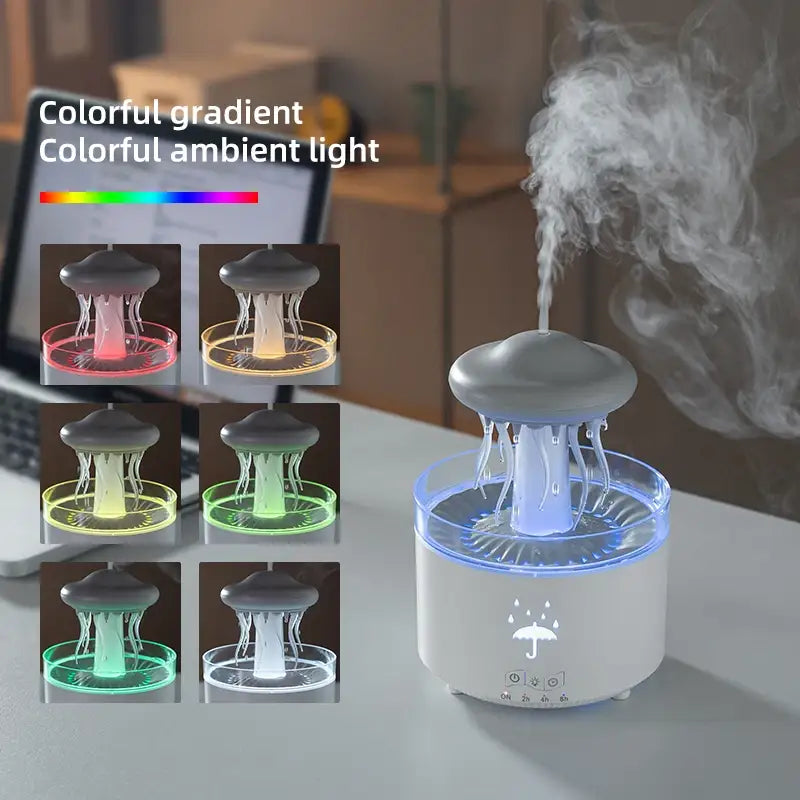 Raindrop Cloud Humidifier & Diffuser -  Remote Control
