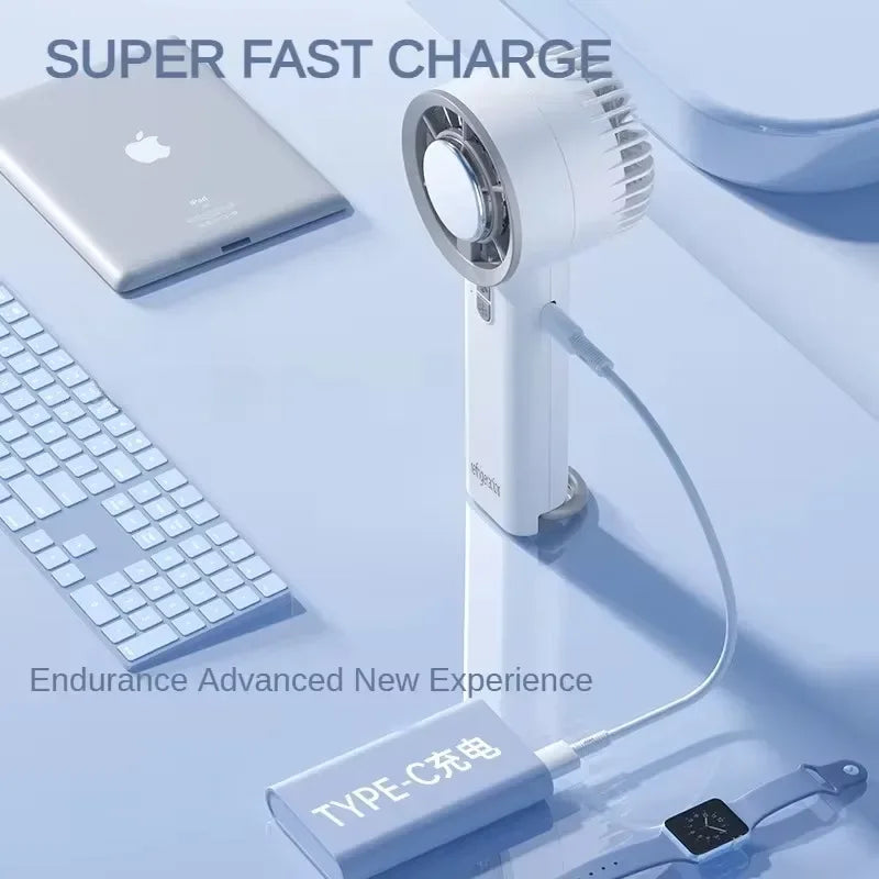 Handheld Ice Compressed Fan Semiconductor Cooling USB Portable Turbo Fan