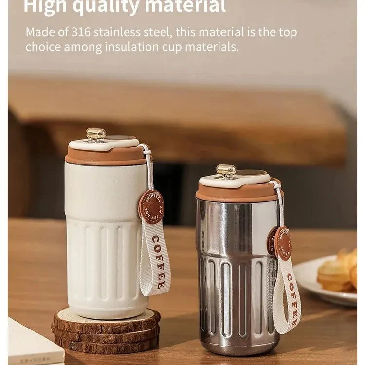 Smart Temperature Display Thermos 300g Stainless Steel Insulated Travel Cup
