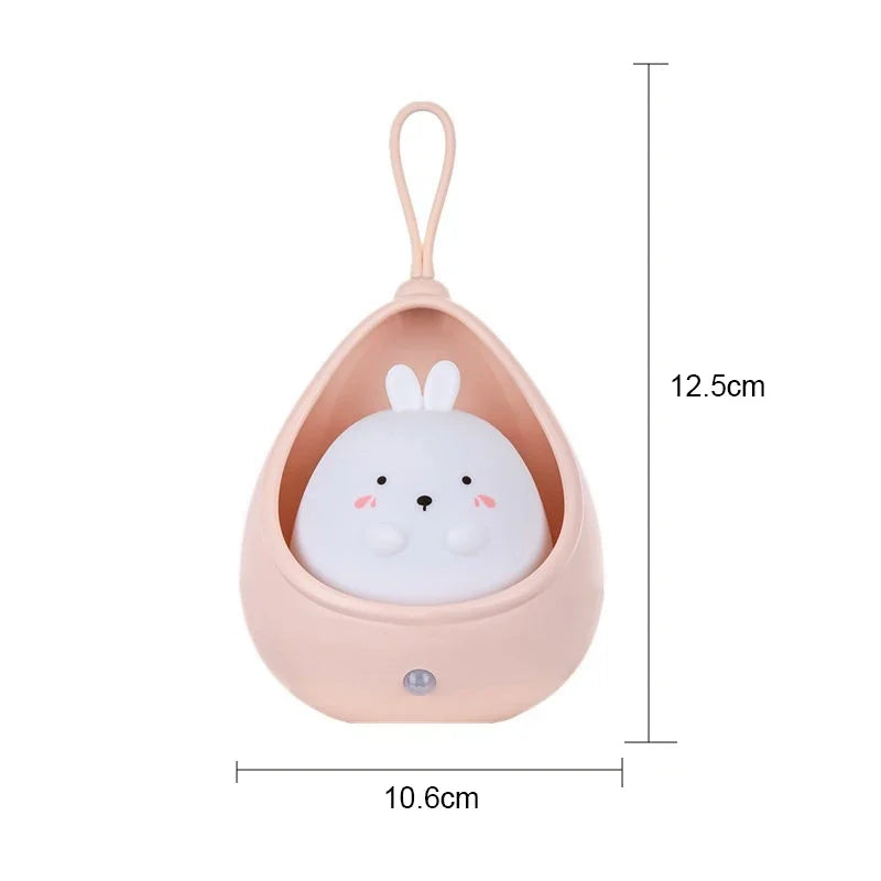 Intelligent Motion Sensor LED Night Light – USB Rechargeable 1200mAh 6 Styles