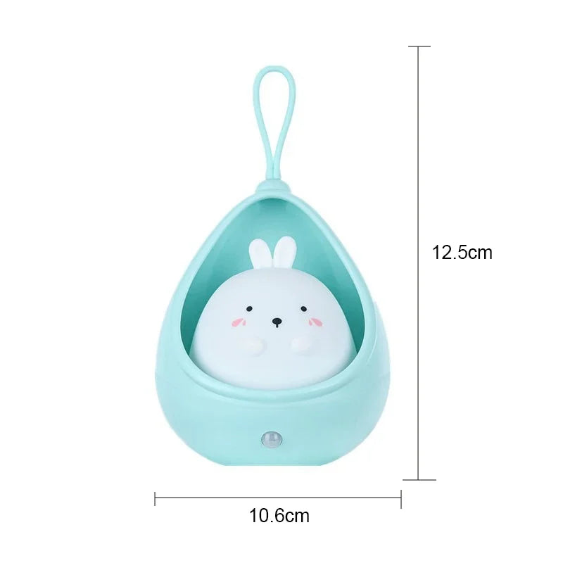 Intelligent Motion Sensor LED Night Light – USB Rechargeable 1200mAh 6 Styles