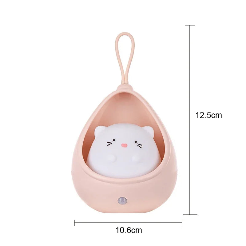 Intelligent Motion Sensor LED Night Light – USB Rechargeable 1200mAh 6 Styles