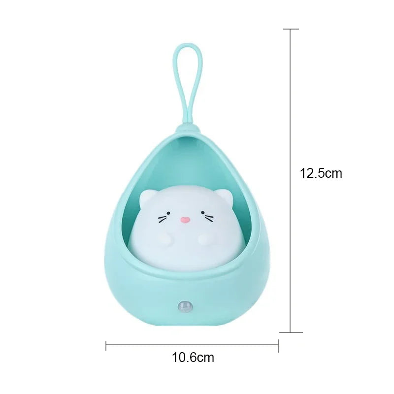 Intelligent Motion Sensor LED Night Light – USB Rechargeable 1200mAh 6 Styles