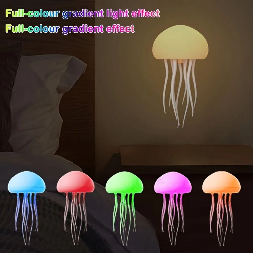 Bionic Jellyfish Lamp – Voice Control Dancing RGB Night Light