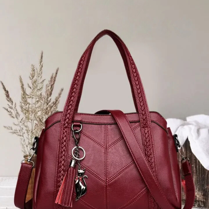 Freja Spacious Faux Leather Handbag