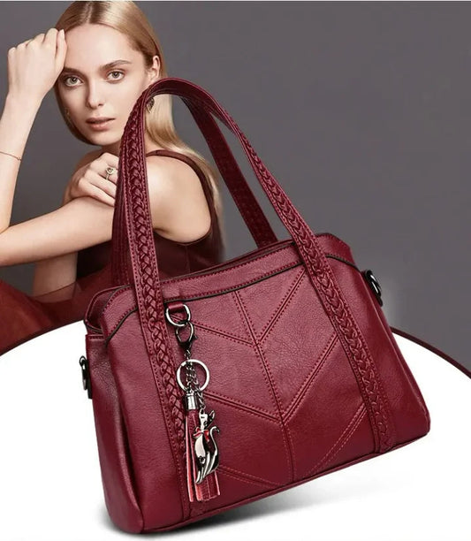 Freja Spacious Faux Leather Handbag