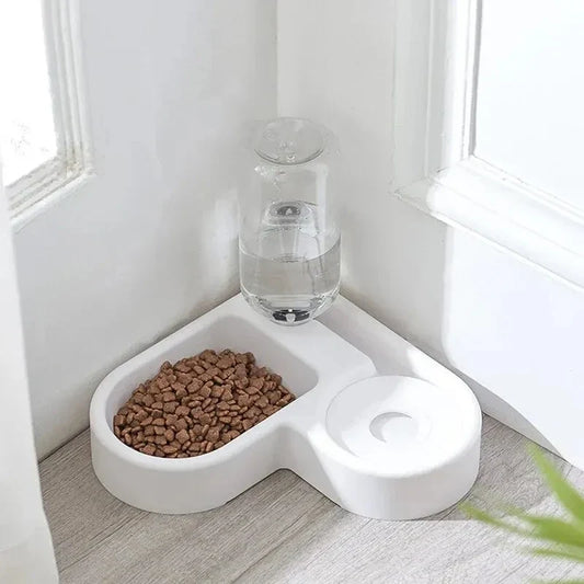 Love Multi-Functional Pet Bowl – Automatic Drinking & Feeding Dual-Use Basin