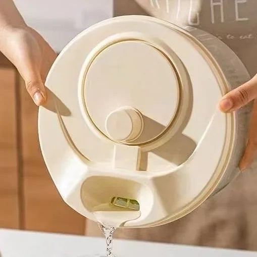 Manual Salad Spinner & Vegetable Dehydrator – Compact 22cm Lettuce Drainer