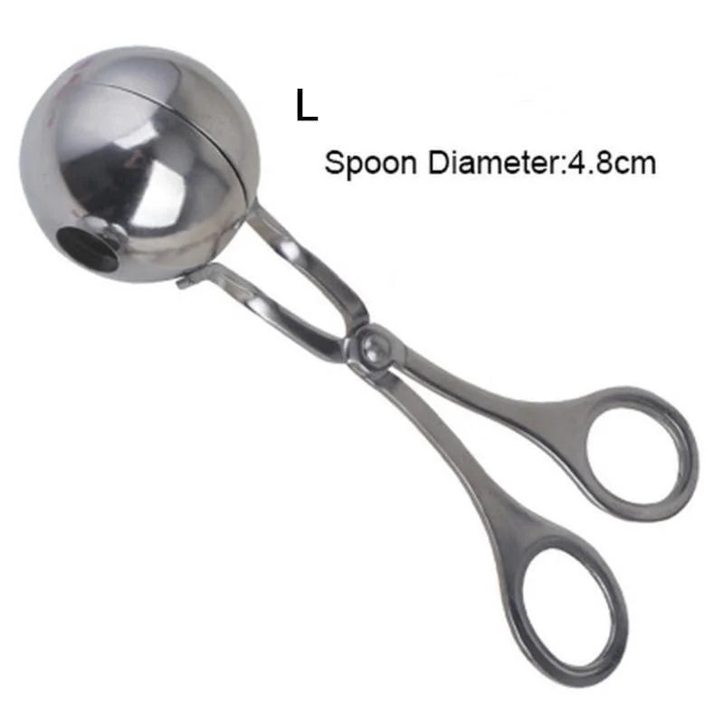 Stainless Steel Meatball Maker Clip – Non-Stick Rice Ball Shaper & Kitchen Mold
