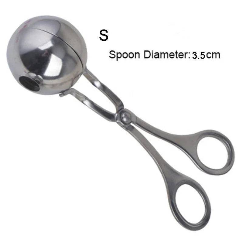 Stainless Steel Meatball Maker Clip – Non-Stick Rice Ball Shaper & Kitchen Mold