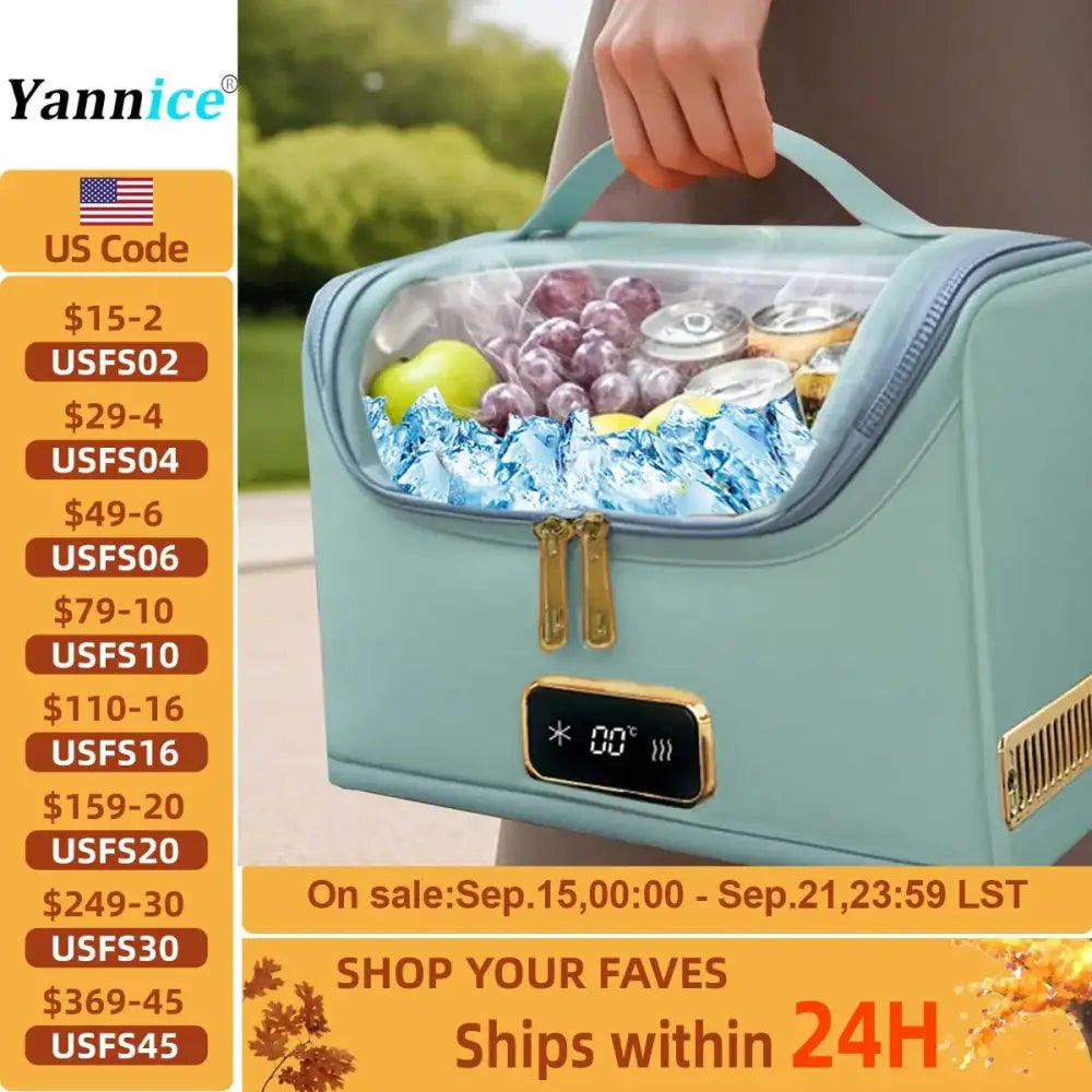Mini Car Refrigerator 4L – Portable Cooler & Warmer