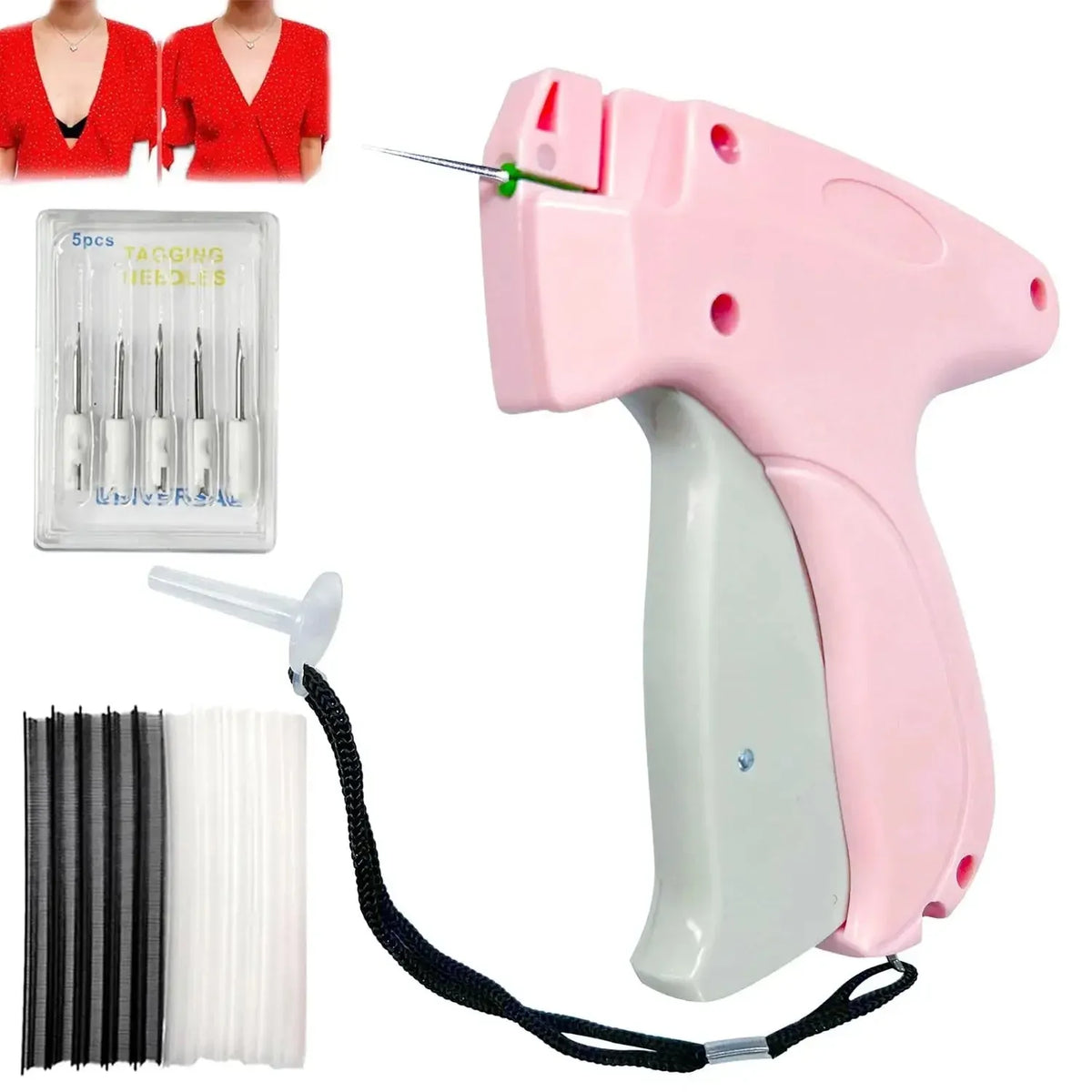 Mini Micro Tagging Gun – Quick Clothing Fixer for Hemming & Quilt Securing