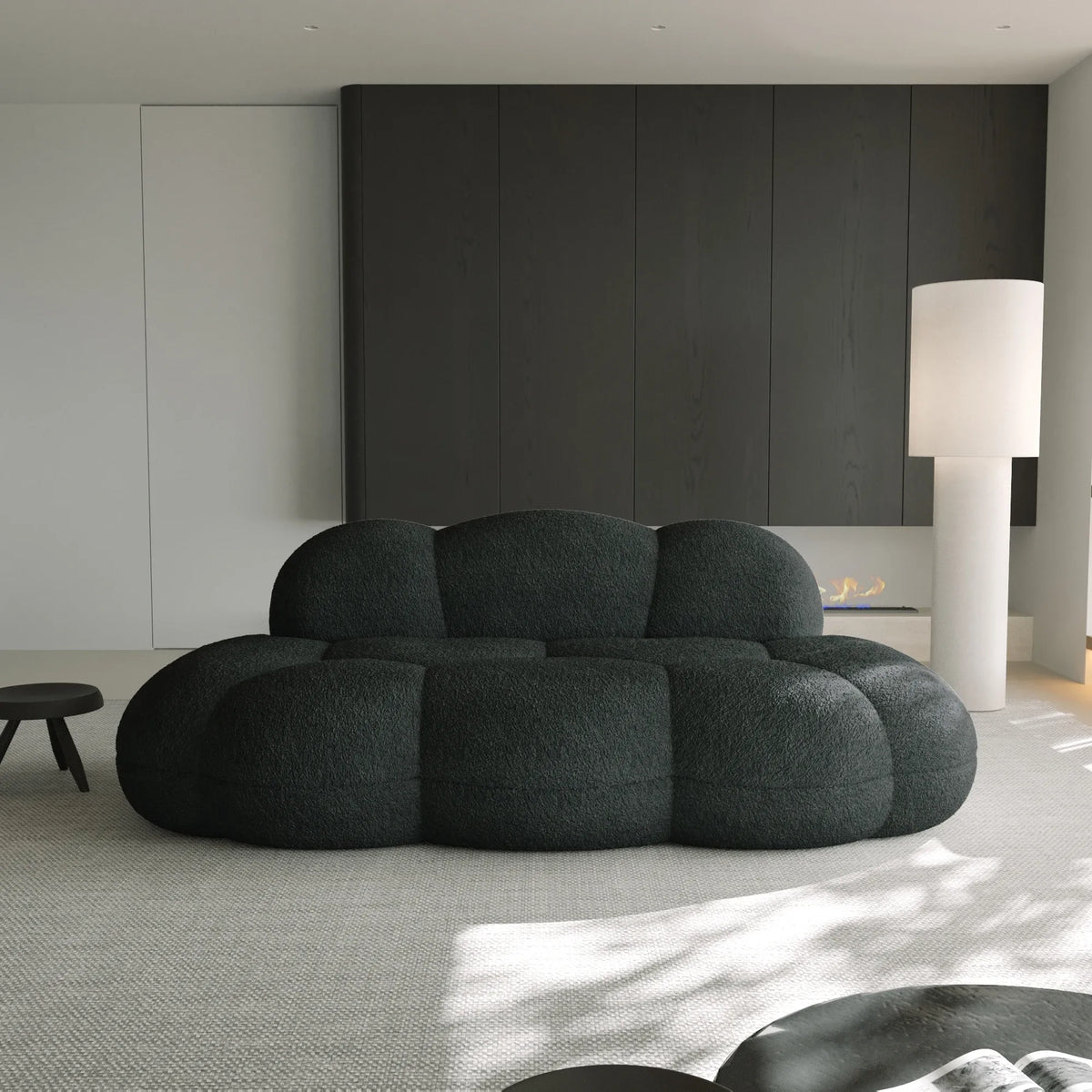 Cloud Shaped Sofa – Soft Boneless Fleece Couch for Small Spaces