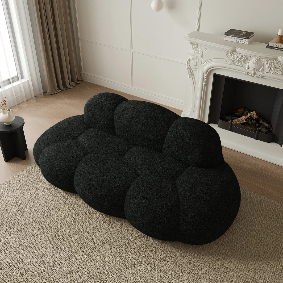 Cloud Shaped Sofa – Soft Boneless Fleece Couch for Small Spaces