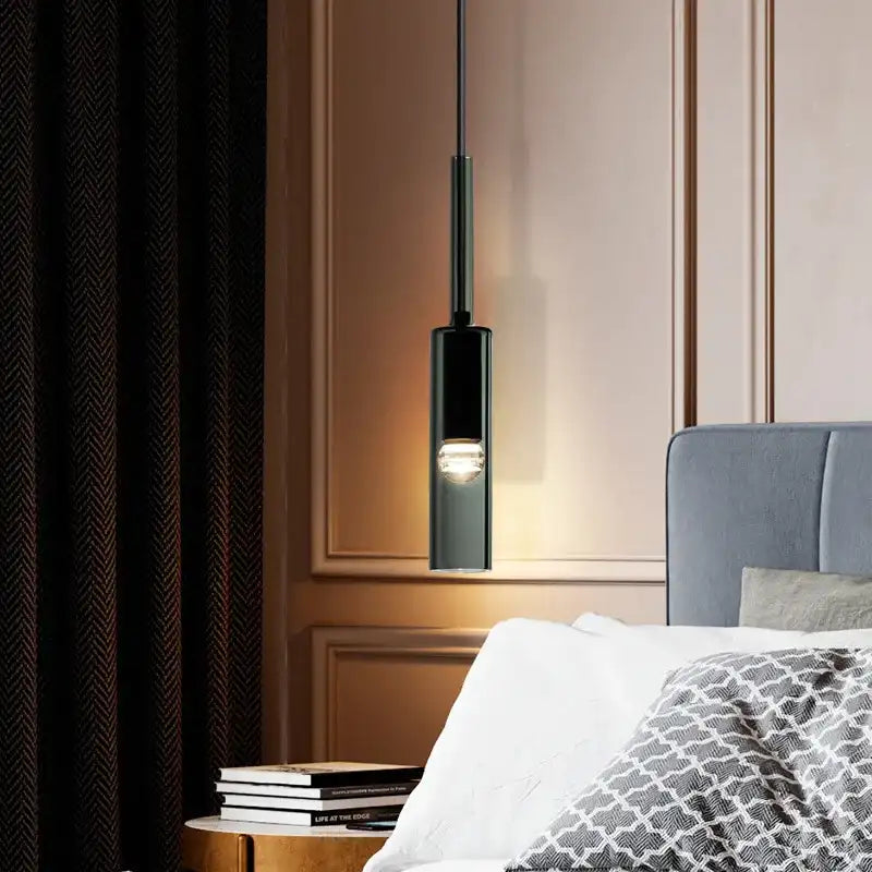 Modern Bottle Glass Pendant Light – Minimalist Lamp