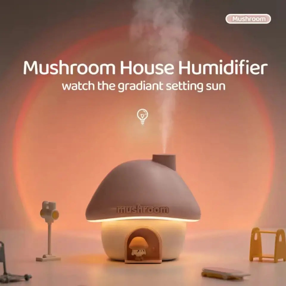 Mushroom House Humidifier & Aroma Diffuser