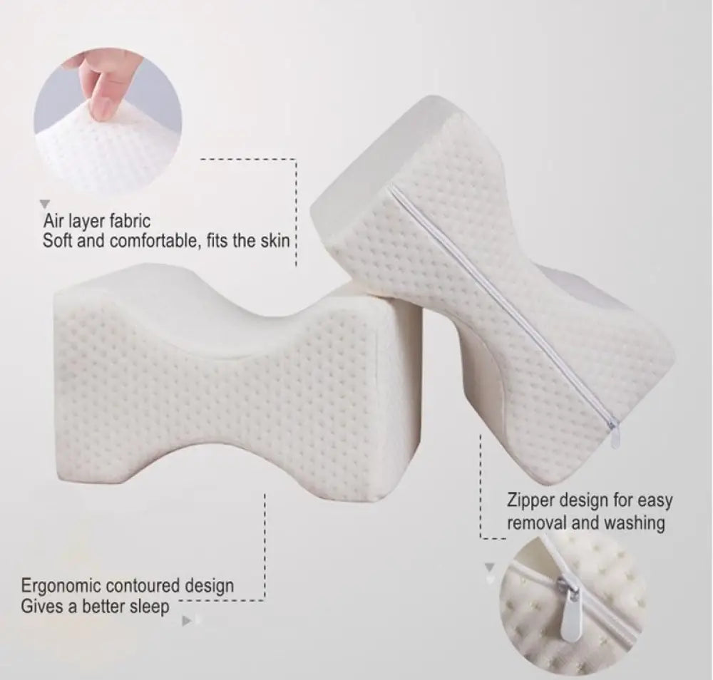 Orthopedic Knee Pillow – Memory Foam, Sciatica Relief