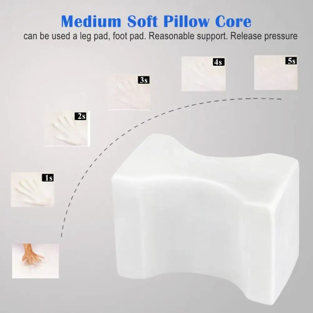 Orthopedic Knee Pillow – Memory Foam, Sciatica Relief