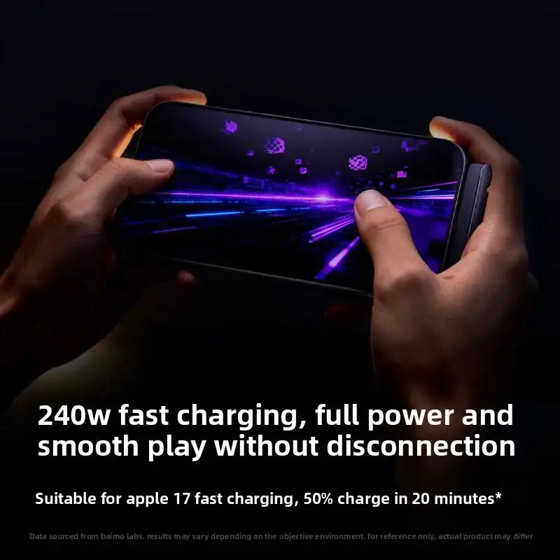 Type-C Fast Charging Cable with Foldable Phone Stand