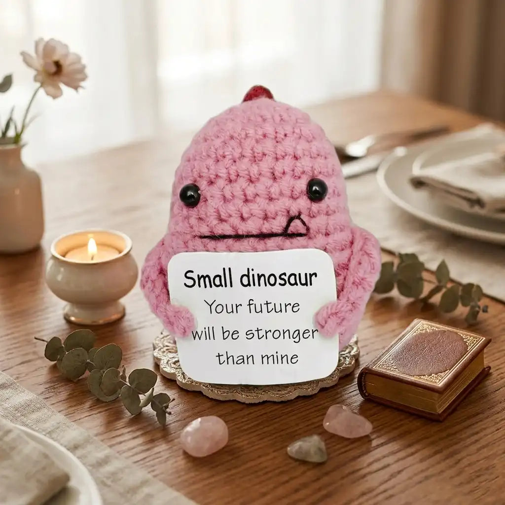 Crochet Positive Energy Doll  - Handmade Knitted Gift
