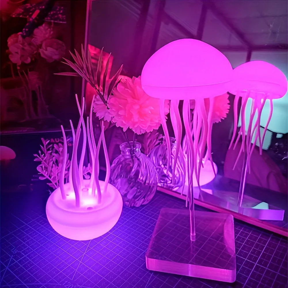 Bionic Jellyfish Lamp – Voice Control Dancing RGB Night Light