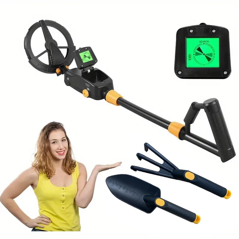 Portable Metal Detector – Adjustable, Waterproof Coil