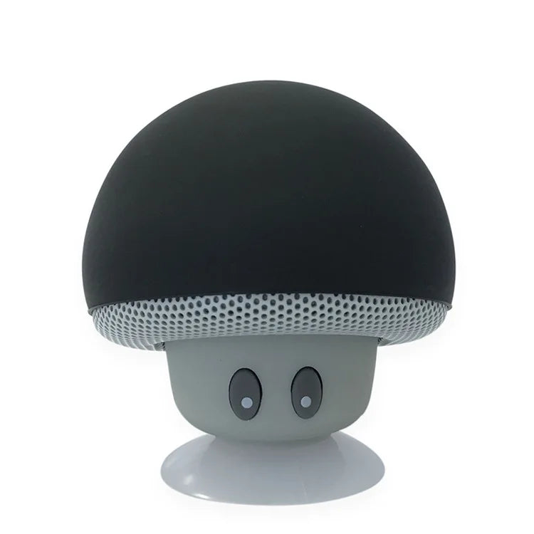 Portable Mushroom Bluetooth Speaker – 30ft Range Suction Cup Outdoor Subwoofer