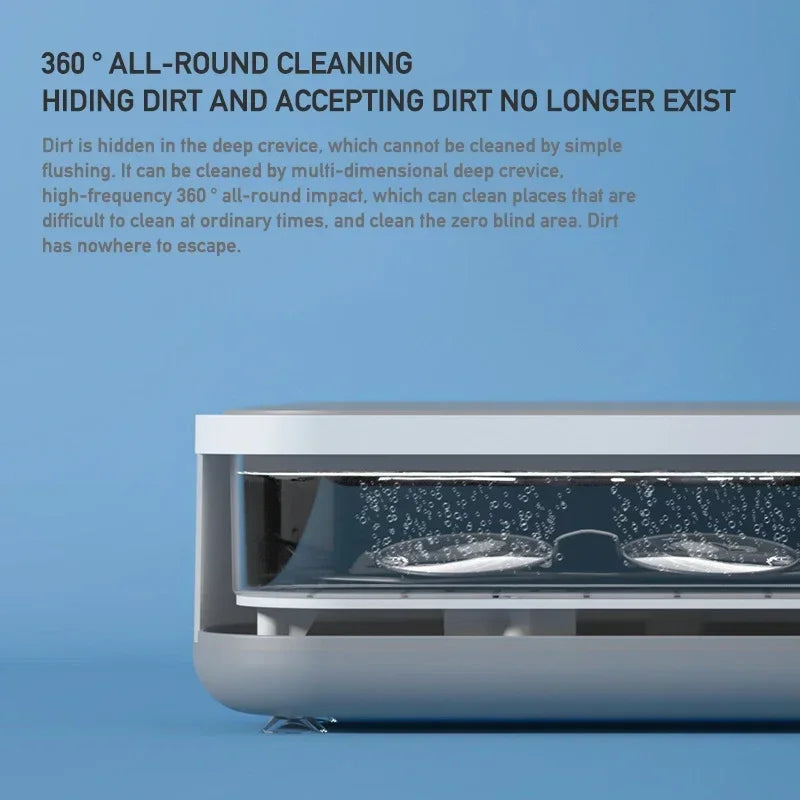 Portable Ultrasonic Cleaner for Jewelry, Glasses & Watches