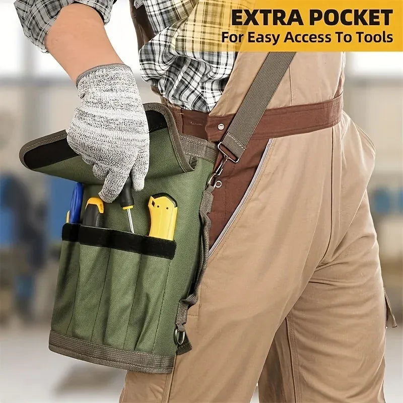Professional Multi-Pocket Tool Roll-Up Bag Portable Hardware Organizer