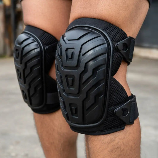Professional Work Knee Pads – Heavy Duty Gel & Foam Gardening Construction