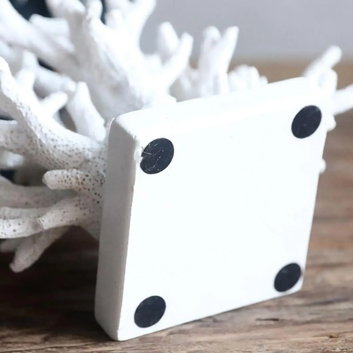 Coastal Coral Sculpture – Resin Ocean Reef Decor Statue