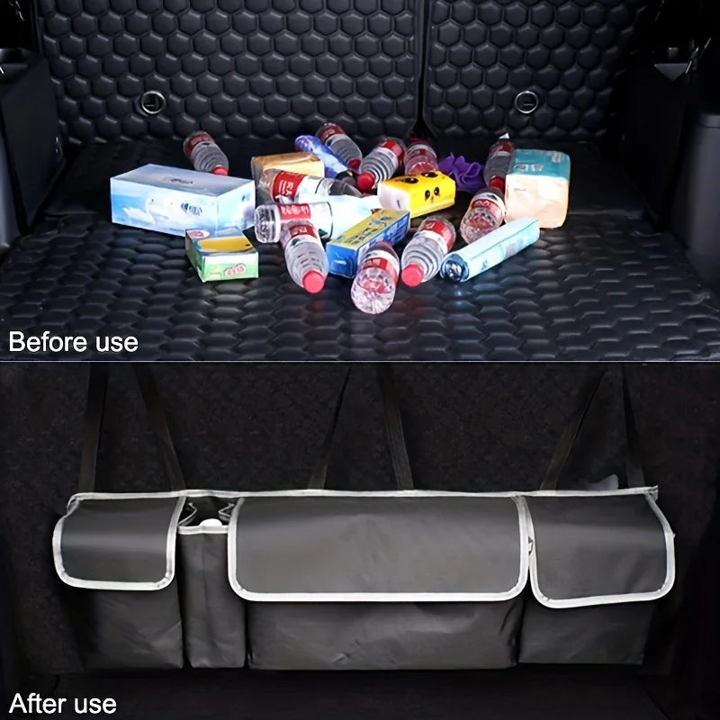 Rear Seat Hanging Car Trunk Organizer – Oxford Cloth & Nylon