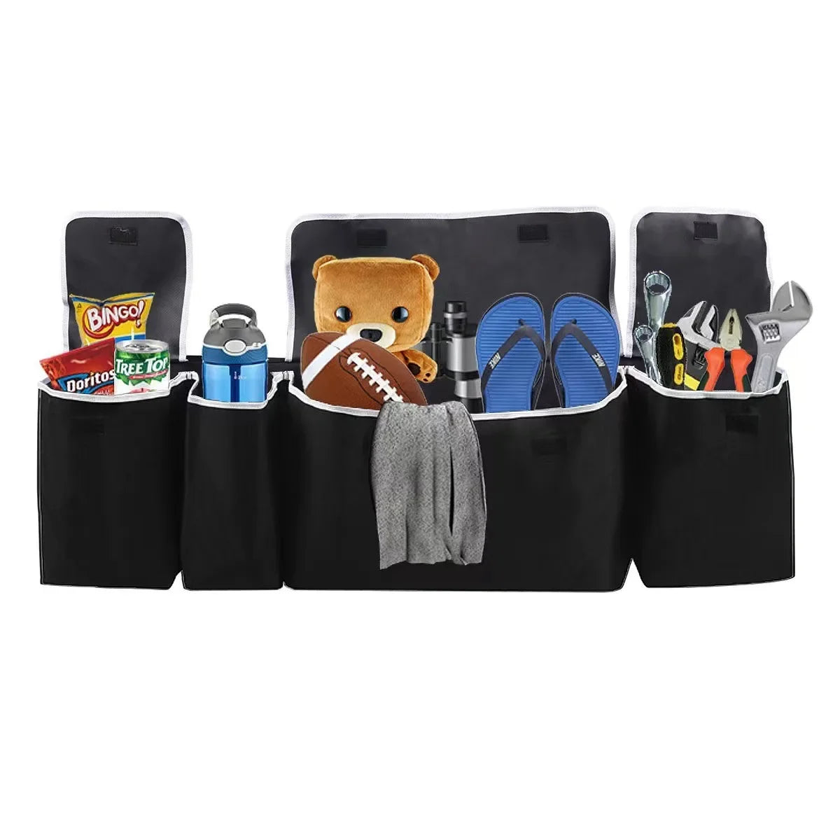 Rear Seat Hanging Car Trunk Organizer – Oxford Cloth & Nylon