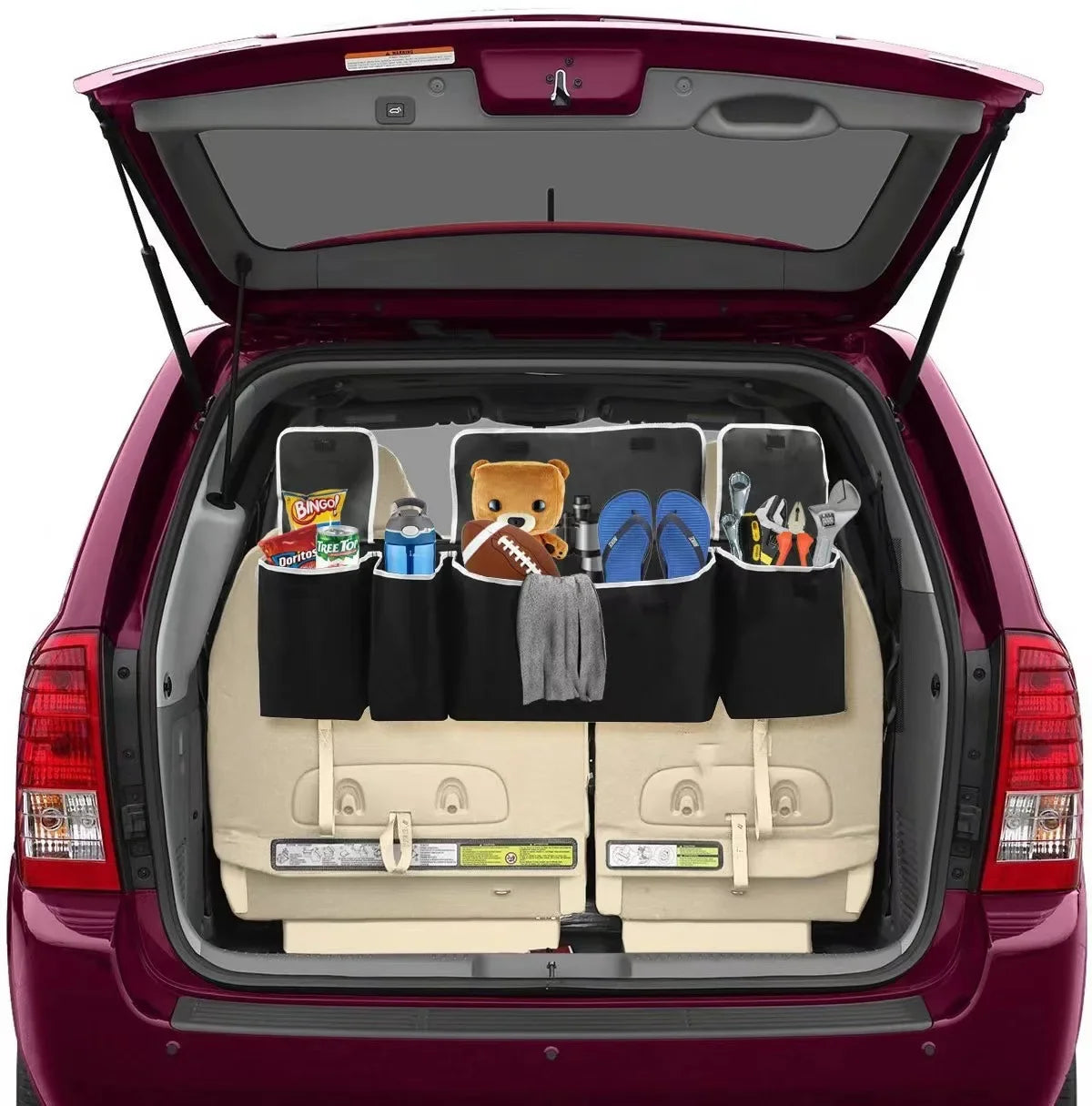 Rear Seat Hanging Car Trunk Organizer – Oxford Cloth & Nylon