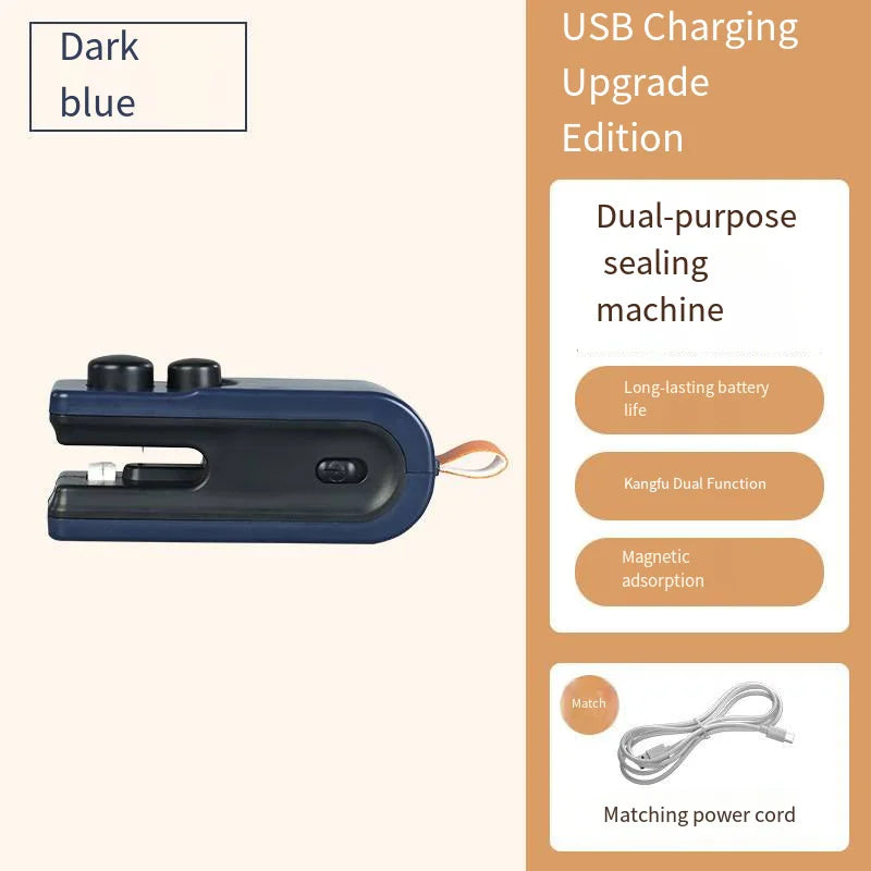 Mini USB Rechargeable Bag Sealer – Handheld Heat Sealer for Food Storage