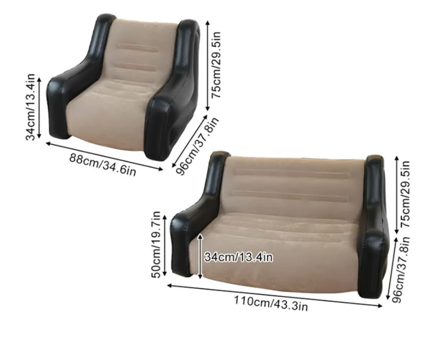 Portable Inflatable Air Sofa Lounger