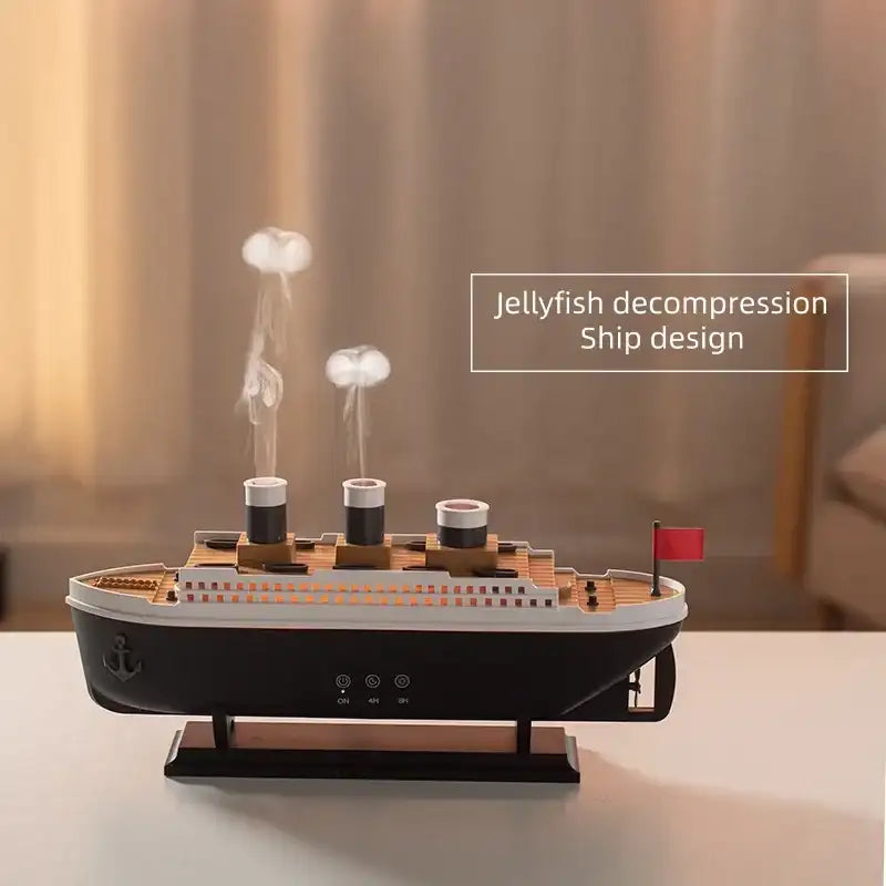 Retro Ocean Liner Humidifier & Jellyfish Aroma Diffuser