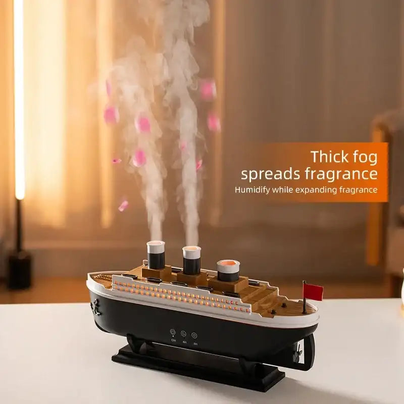 Retro Ocean Liner Humidifier & Jellyfish Aroma Diffuser