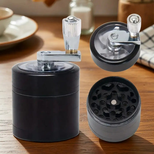 Stainless Steel Nut & Spice Grinder – Manual Food Mill for Nutmeg & Rock Salt
