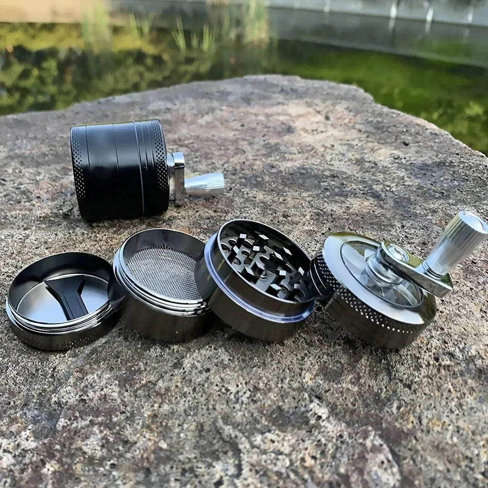 Stainless Steel Nut & Spice Grinder – Manual Food Mill for Nutmeg & Rock Salt