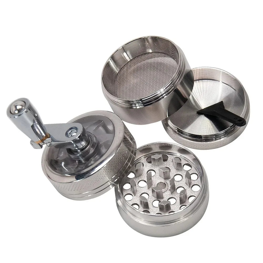 Stainless Steel Nut & Spice Grinder – Manual Food Mill for Nutmeg & Rock Salt