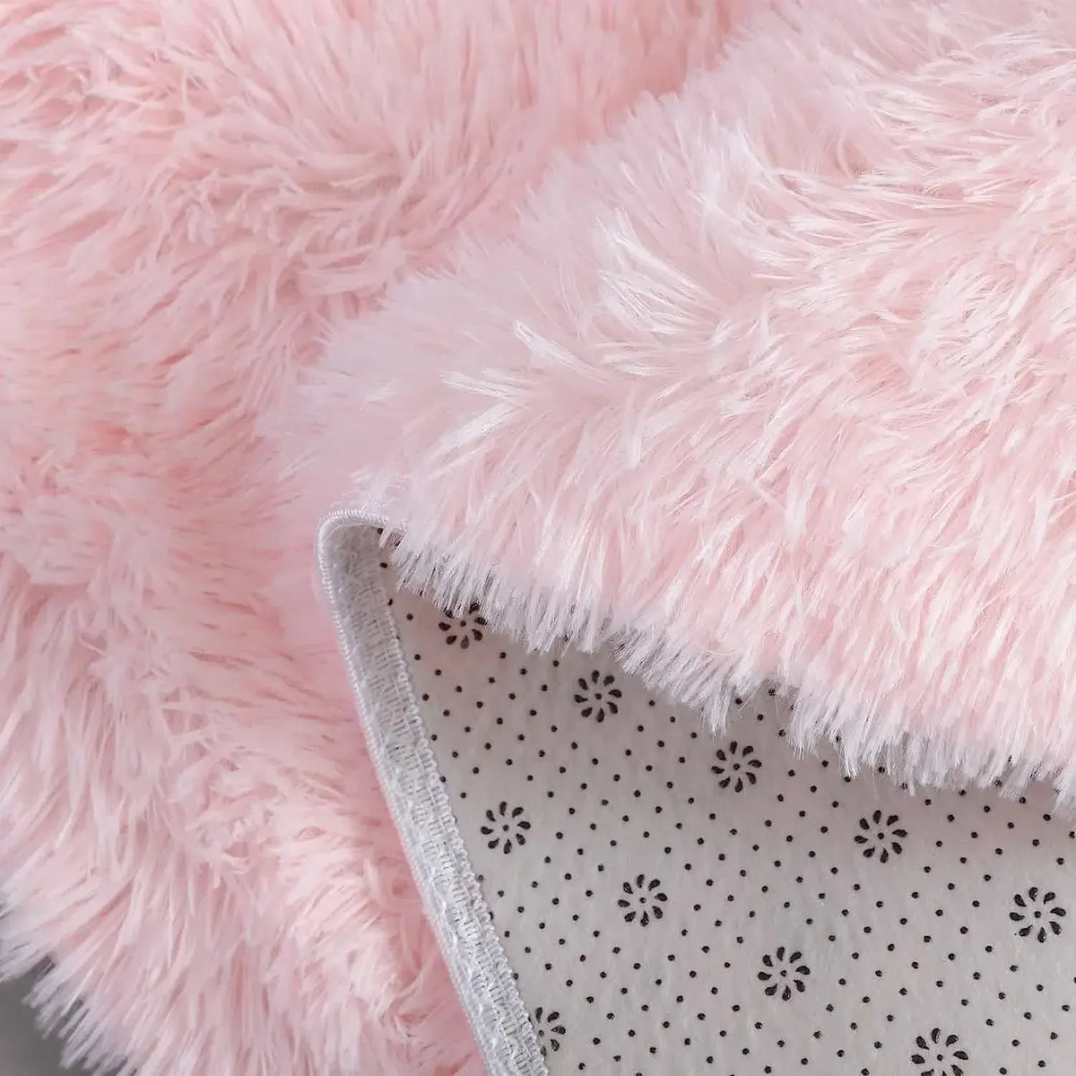 Super Soft Round Plush Rug – Fluffy Thick Pile Carpet for Living Room & Bedroom
