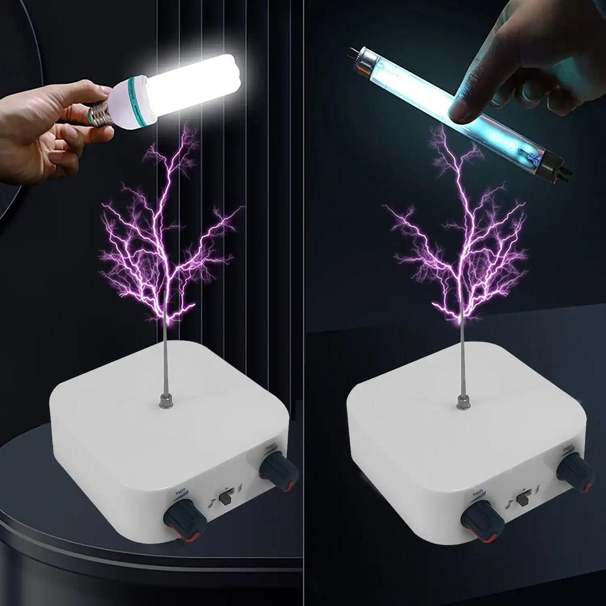 Bluetooth Music Tesla Coil Desktop Toy - Wireless Lightning Arc