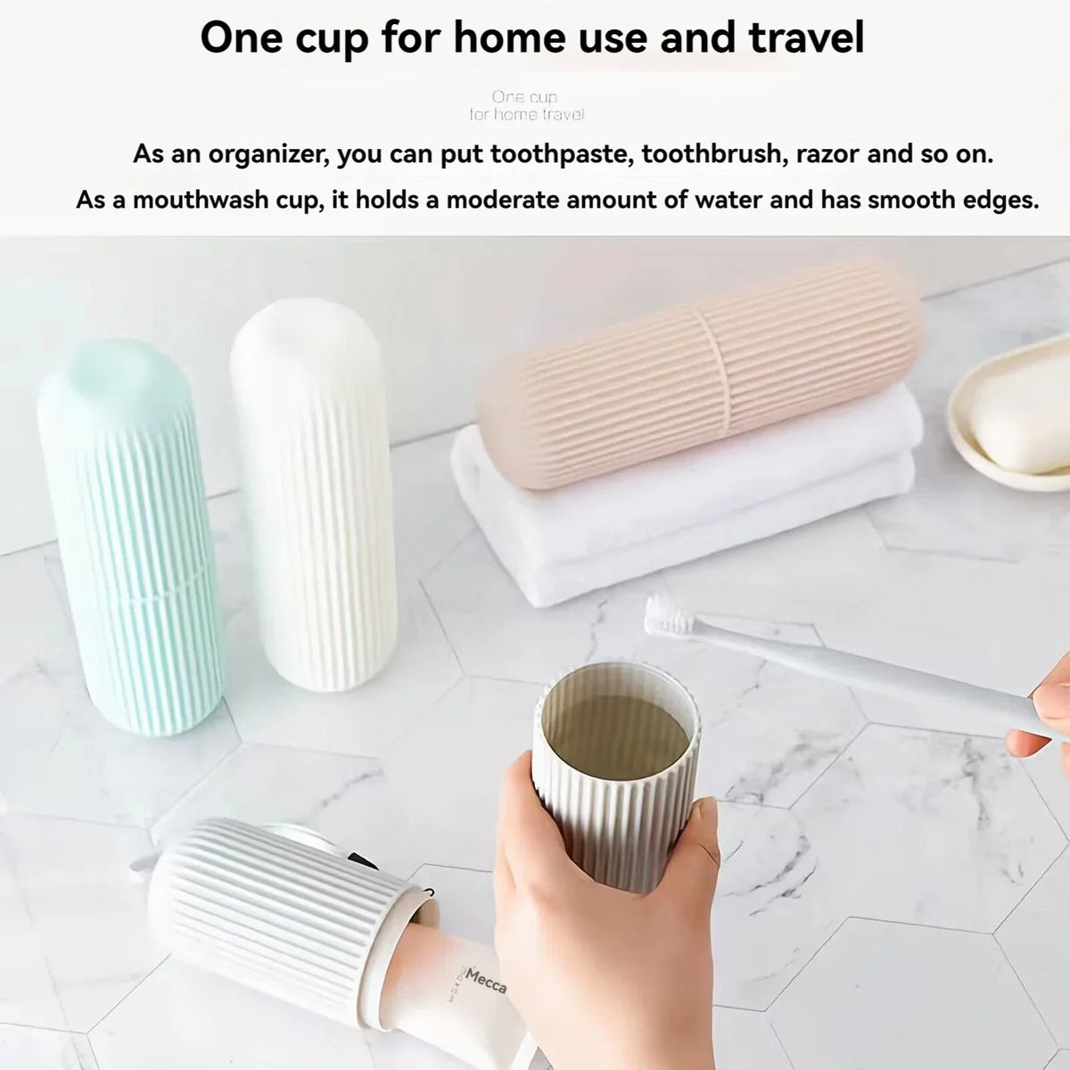 Portable Travel Toothbrush & Toothpaste Case – Hygienic Storage Box