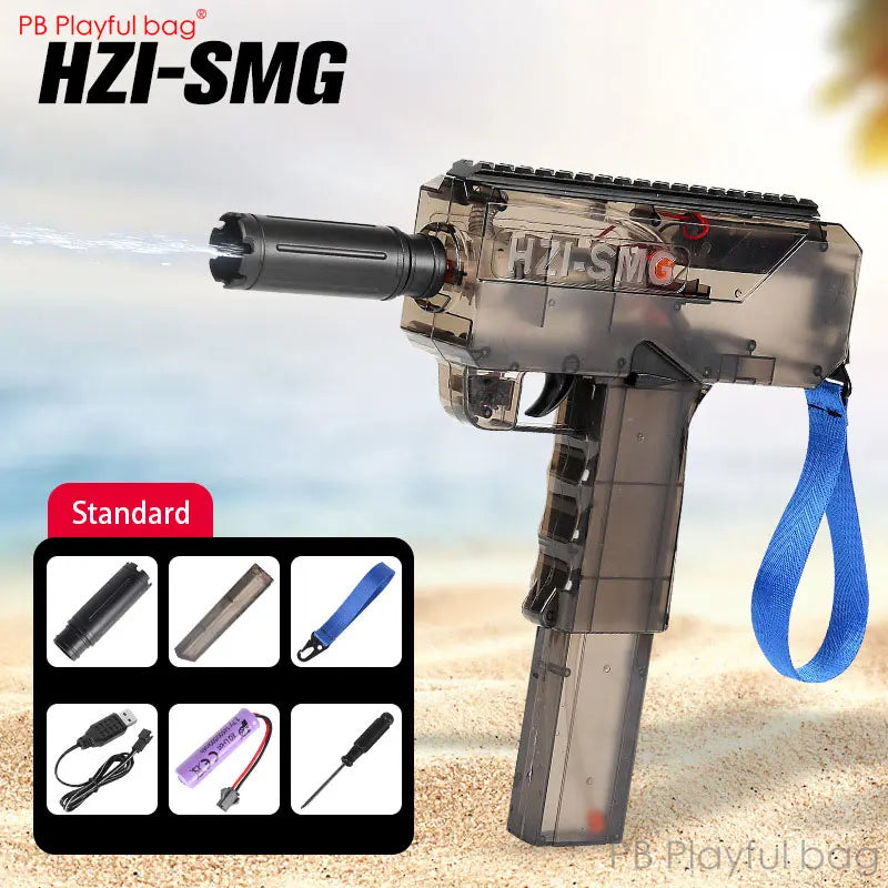 UZI Electric Water Gun Automatic Summer Water Blaster for Kids & Adults